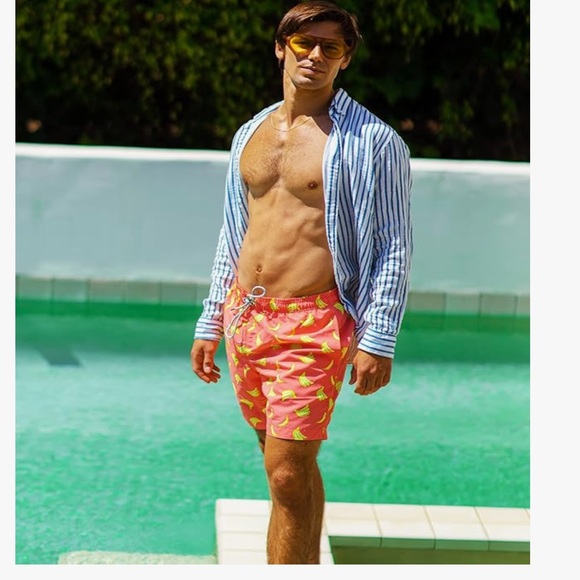 maamgic banana Mens Swim Trunks Quick Dry Swim Shorts with Mesh Lining Funny - Picture 2 of 10